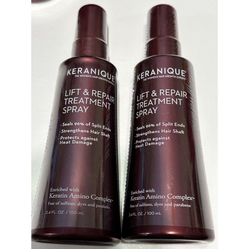 2 Keranique Lift and Repair Treatment Spray for Thicker Fuller Hair 3.4oz Sealed